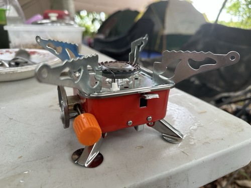 Ultralight Portable Gas Stove Burner Backpacking Gas Butane Propane Outdoor Camp - Picture 4 of 4