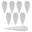  8 Pcs Floor Tipp Stecker Zaunstecker-Set Aus Kunststoff Zaunteile