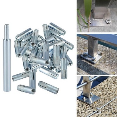 Drop in Anchors Drywall Easy to Use for Concrete M10 Internal Forced Expansion