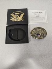 NRA Golden Eagles 2015 Commemorative Belt Buckle Brass Color USA New NIB