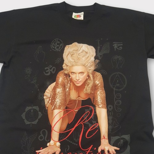 Madonna Re-Invention World Tour 2004 T-Shirt Black Size S Concert Tee Vintage - Picture 5 of 9