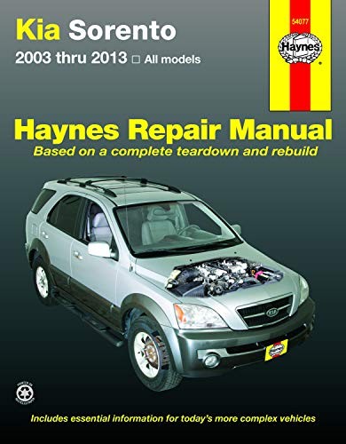 Kia Sorento (03-13) Haynes Reparaturanleitung von Haynes Verlag - Bild 1 von 1