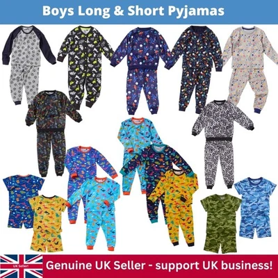 Jungen langer Druck Pyjama PJs 1Strampler Onezi Dinosaurier Camouflage Slogan Spielanzug Bedlam