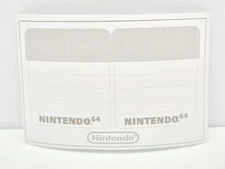 Fan Art- Nintendo 64 Controller Pak NUS-004 Memory Card Replacement Label
