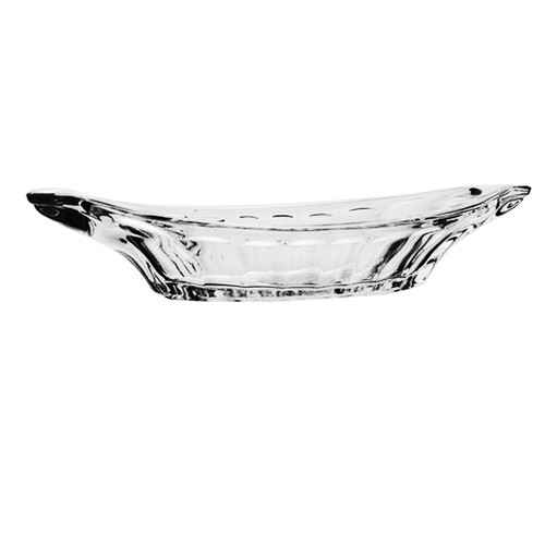 Glass Dessert Tray Banana Split Boat Dish Ice Cream Bowl Serving Plate 2Pcs - Picture 3 of 6