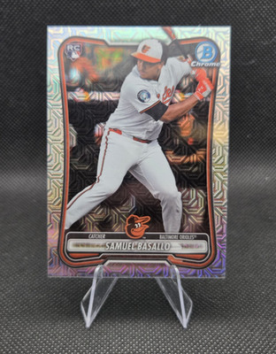 Topps 2026 Bowman Chrome Samuel Basallo Baltimore Orioles #91C-30 Mojo
