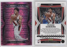 2023-24 Panini Obsidian Electric Etch Pink Pulsar Toumani Camara #182 Rookie RC