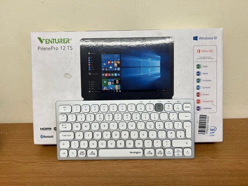 VENTURER PRIMEPRO 12 TS 12.2" HD Quad Core Tablet PC Laptop 4GB 64GB W Keyboard - Picture 2 of 3