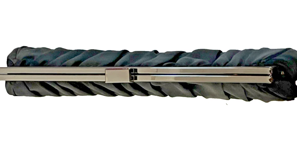 Nitebags женщин вечер клатч черная ткань плиссированные серебро оборудование - Изображение 3 из 4