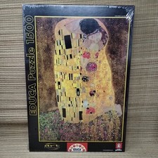 The Kiss Gustav Klimt Educa 1500 Piece Jigsaw Puzzle Sealed New