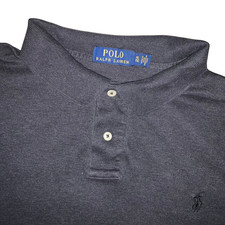 Polo Ralph Lauren Shirt Men's XL Charcoal Gray Short Sleeve Cotton Classic Fit