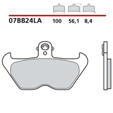 BREMBO FRONT BRAKE PADS KIT FIT ON BMW K1200 RS/ABS 96-00-COD. 07BB24LA