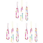  9 szt. Dekoracyjna smycz telefoniczna Koraliki Telefon Urok Telefon wiszący