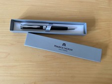 MAURICE LACROIX - Pen Bolígrafo - Negro y plateado - 13´7 cm de largo
