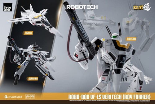 Threezero Robo-Dou Robotech VF-1S Veritech Roy Fokker - Picture 22 of 22