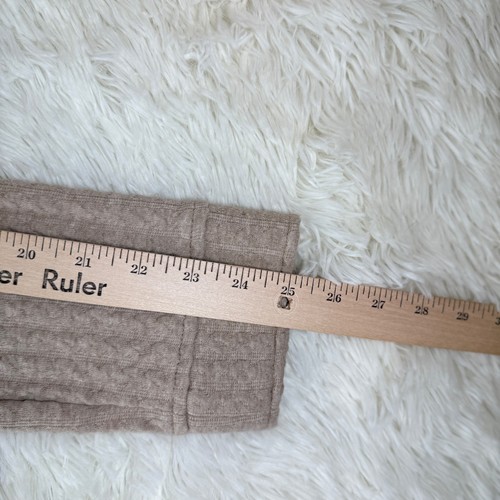 Charter Club Strick Struktur Knopf Jacke Medium Hellbraun Goldknöpfe Classiccore - Bild 8 von 11