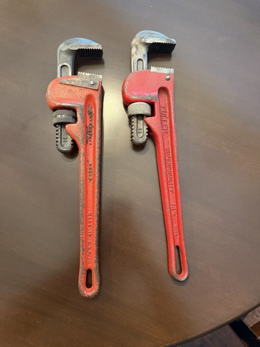 Lot of Two 14” Pipe Wrenches Craftsman And Fuller - Picture 2 of 4