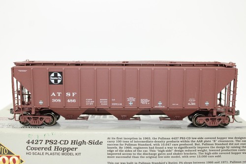 Proto 2000 HO Scale ATSF Santa Fe PS2 4427 High Side Covered Hopper Car #308486 - Picture 2 of 8