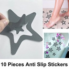 10 PCS Anti-Slip Shower Tread Stickers for Bath Tub Bathroom Safety EVA