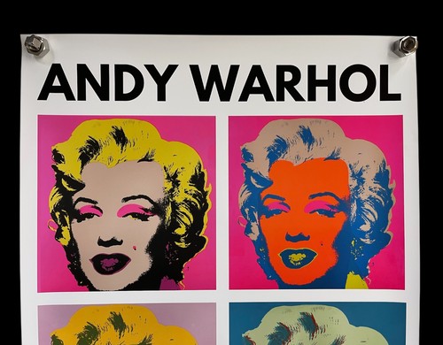 Andy Warhol 1971 Vintage Large Rare Lithograph Banksy Basquiat Kaws - Picture 3 of 7