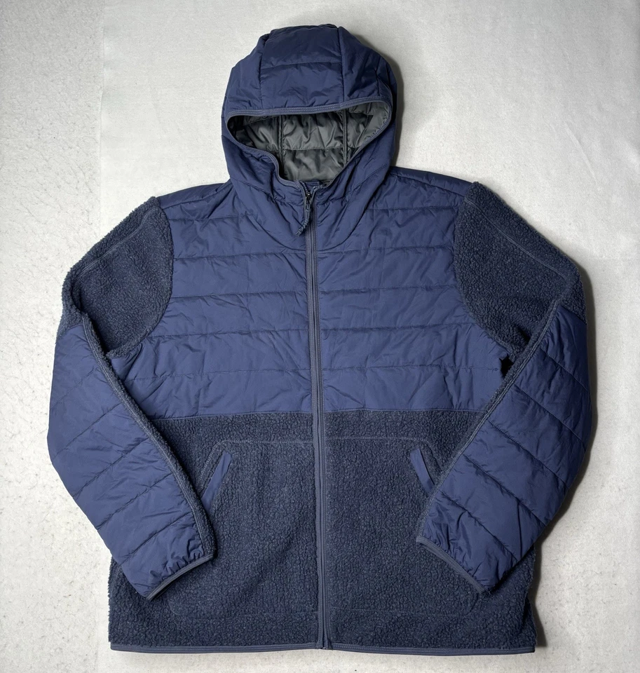REI Cooperative Men's Puffer Zip Up Jacket Size XL Blue - Image 2 of 4