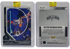 2023-24   PANINI INSTANT  NBA #36 VICTOR WEMBANYAMA SPURS ROOKIE CARD (RC)