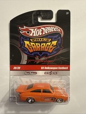 2010 Hot Wheels Garage Series 69 Volkswagen Fastback Orange New On Card