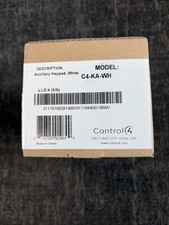 Control 4 C4-KA-WH Auxiliary Pad - White - NEW