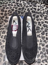 Anne Klein Black Women’s Slip On Shoes Size 9 New In Box