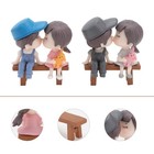 4 Sets Lover Stool Cake Ornament Desktop Decor Accessory Craft Adornment