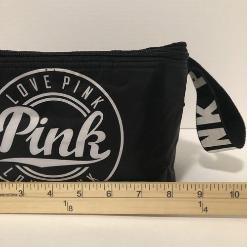 Pink By Victoria Secret Lunch Bag Black Cooler Love Pink - Picture 7 of 10