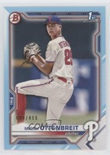 2021 Bowman Draft Sky Blue 49/499 Micah Ottenbreit #BD-170 0w47