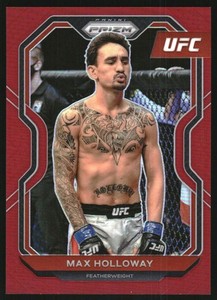 2021 Panini Prizm UFC Prizms Red #77 Max Holloway /275
