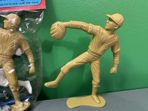 BASEBALL Unbreakable Super Size Action Figures Vintage 1980's Joy Toy New Sealed - Picture 5 of 14
