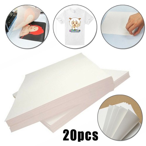 20Pcs Thermal Transfer Papers Sublimation T-Shirt Iron-On Useful Reliable - Picture 2 of 6