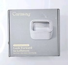 Caraway Glass Food Storage, 4.4 Cup Glass Container,Ceramic Coated