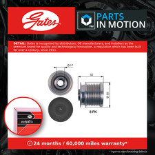 Overrunning Alternator Pulley fits MERCEDES G350 W463 3.0D 2009 on Clutch Gates