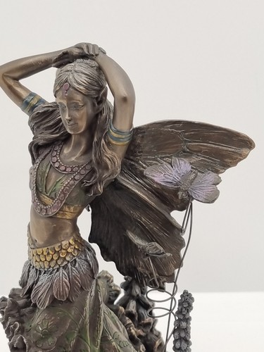 Figura de hadas danza veronesa de colección escultura de resina de bronce 2005 PCT 7" rara en muy buena condición - Imagen 7 de 18