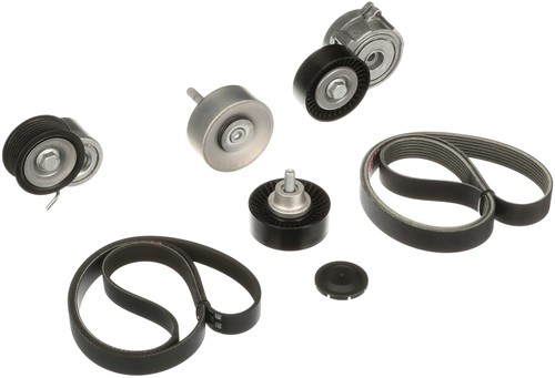 VRIBBED BELT SET K046PK2330 FOR AUDI A4/B8 Q5 A5/Sportback/Convertible A6/C7 - Picture 2 of 9