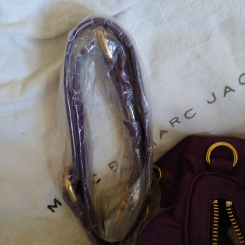 Marc by Marc Jacobs Purple Leather Classic Q Baby Groovee 2way Shoulder Handbag - Picture 9 of 24
