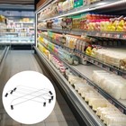  4 Stück Regalteiler für Schrankorganisation, Supermarkt, Warentrenner,