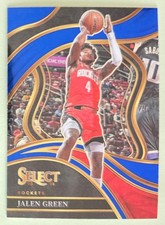 2023-24 Panini Select Jalen Green Courtside Blue Houston Rockets #242