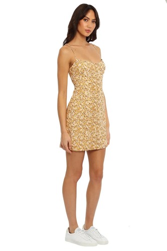 SHONA JOY Fitted Mini Dress Floral Brunch Date Night Size AU 14 RRP 280 - Picture 2 of 3