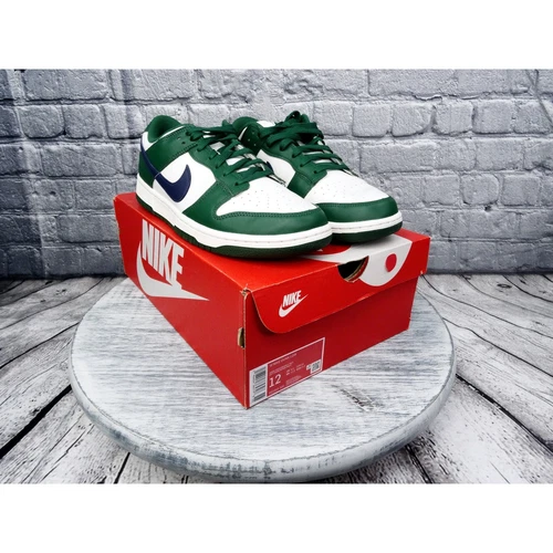 Nike Dunk Low Michigan State George Green/Midnight Navy Women 12 Men 10.5 Used 