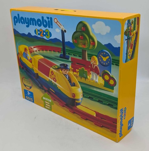 playmobil 6915 Batteriebahn Kunterbunt mit Haltestelle und Signal 1.2.3 NEU - Picture 2 of 10