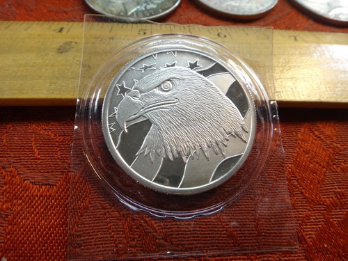 Eagle & Flag Design the Coin Vault 1 Oz .999 Silbermedaille - keine Reserve