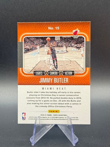 2020/21 Hoops - Jimmy Butler 'Lights Camera Action' - #15 - Picture 2 of 2
