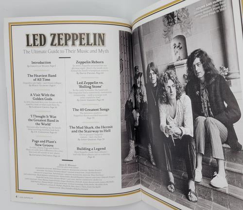 LED ZEPPELIN Rolling Stone Collectors Edition Magazine Jan 2013 Rock Blues Folk - Picture 8 of 9
