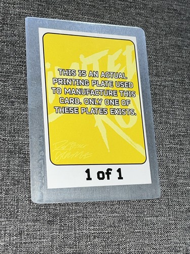 #304 Zombies ate Neighbors LRG Printing Print Plate Trading Card Series 2 - Picture 2 of 2