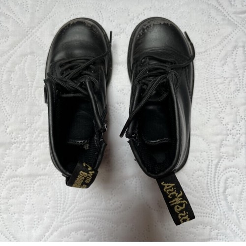 Dr Martens Lace Up Combat Boots Size 10 - Picture 12 of 13